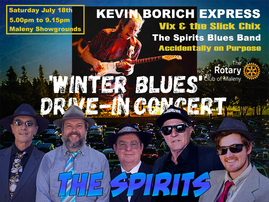 The Spirits Blues Band live at Maleny Showgrounds