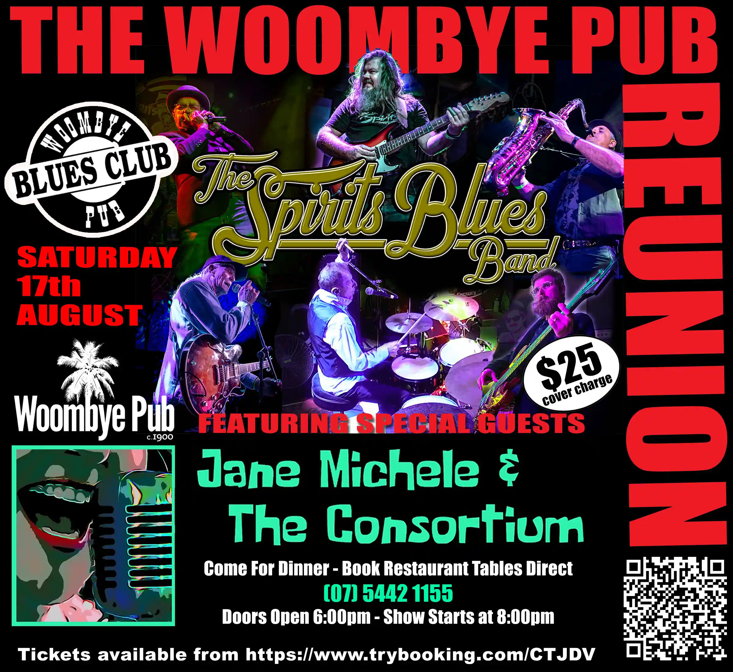 The Woombye Pub Blues Club Reunion flyer