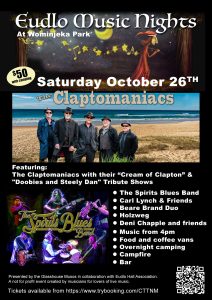 Eudlo Music Nights flyer Saturday 26th 2024