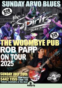 Rob Papp Tour Sunday Arvo Blues July 20